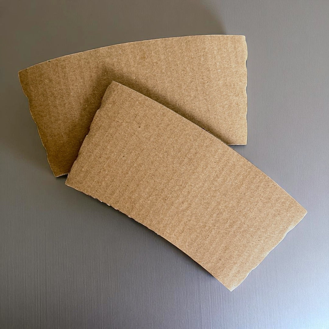 Kraft Clutch Sleeves For 12oz/16oz Paper Cups - Propus Packaging