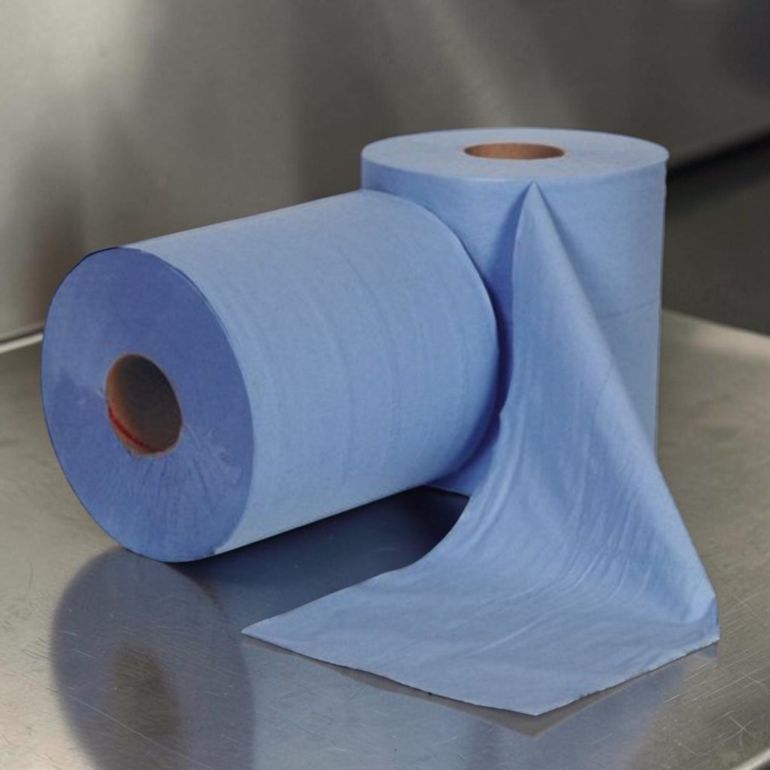 2-Ply Blue Centre Feed Roll 150m 155mm Lifestyle - Propus Packaging