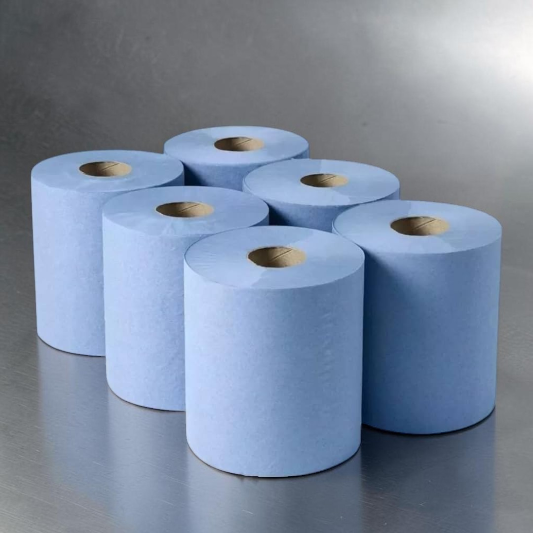 2-Ply Blue Centre Feed Roll 150m 165mm - Propus Packaging