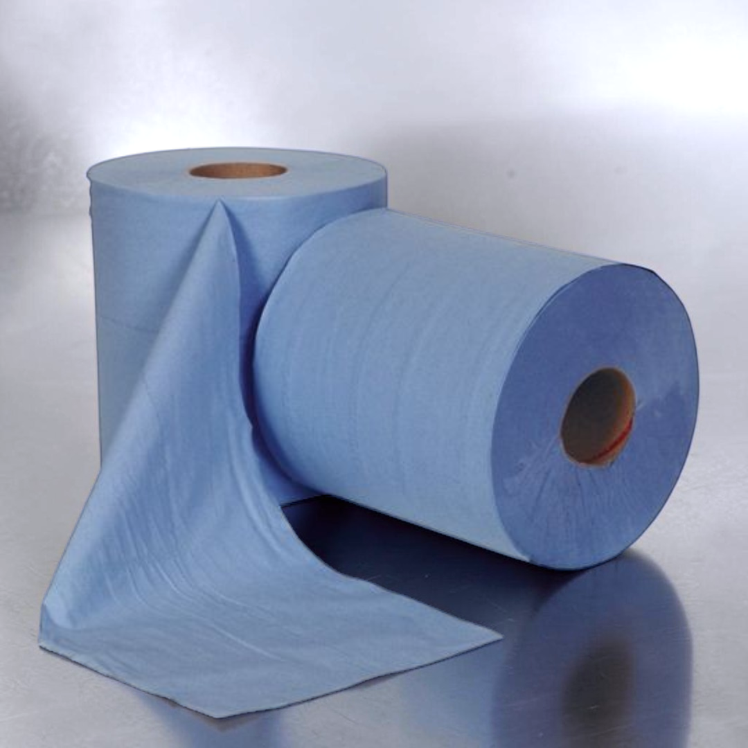 2-Ply Blue Centre Feed Roll 150m 165mm Lifestyle - Propus Packaging