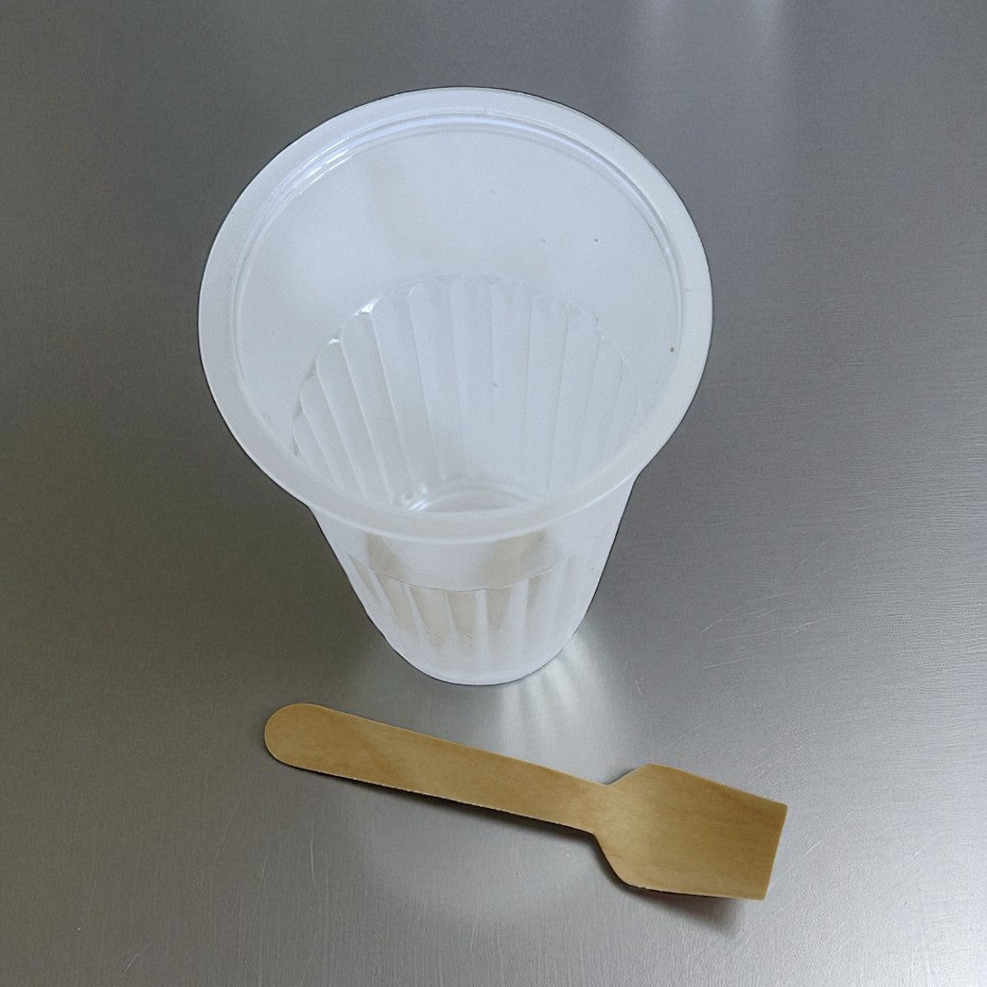 8oz Clear Knickerbocker Glory Cup Overhead - Propus Packaging