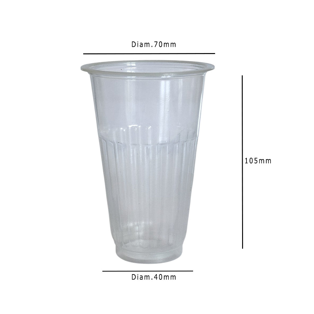 8oz Clear Knickerbocker Glory Cup Dimensions - Propus Packaging