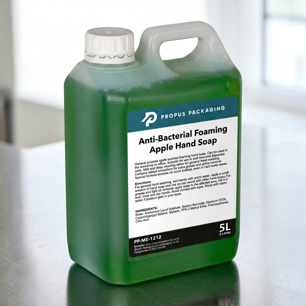 Anti-Bacterial Foaming Hand Soap Apple 5L - Propus Packaging