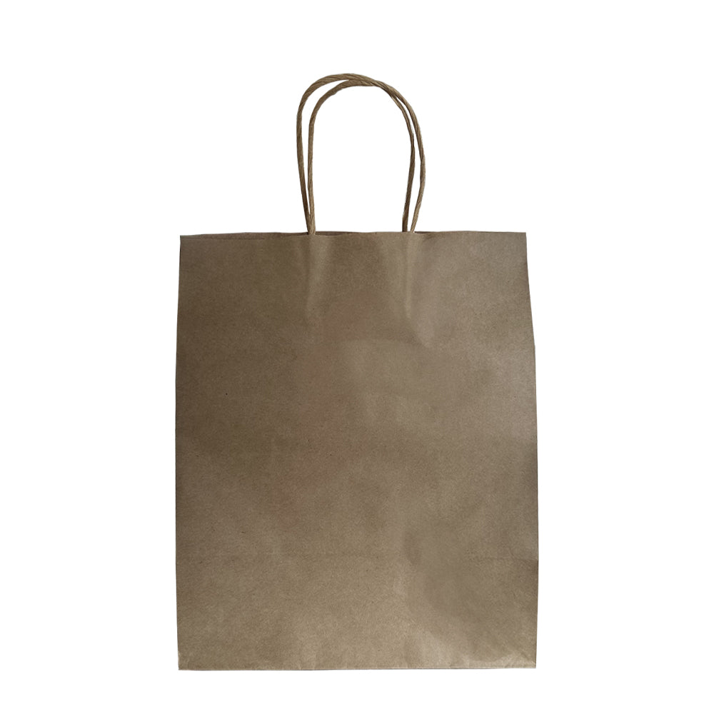Kraft Paper Carrier Bag With Twist Handle 200x110x270mm Pack 500 - Propus Packaging