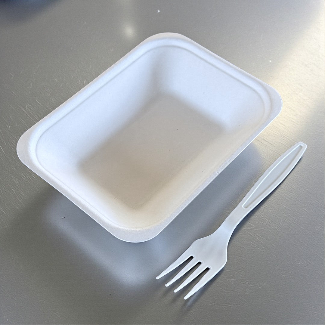 Bagasse Chip Tray 7x5 Overview - Propus Packaging