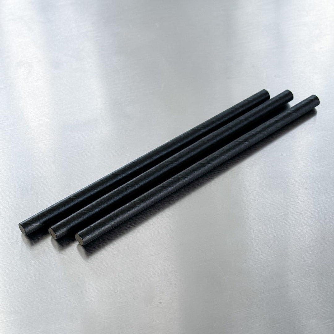 Black Paper Cocktail Straws - Propus Packaging