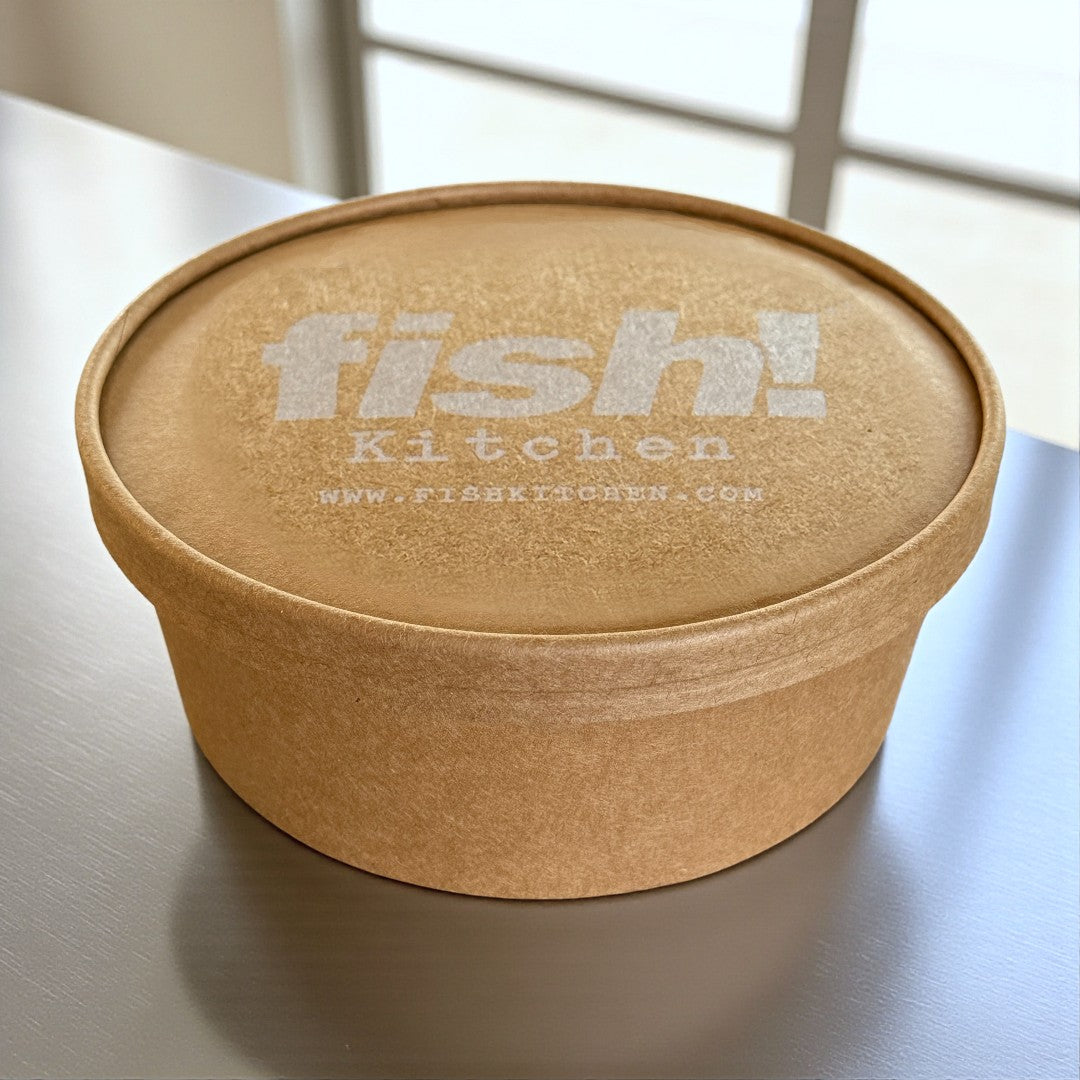 FK Kraft Large 1300ml Bowl With Kraft Lid - Propus Packaging