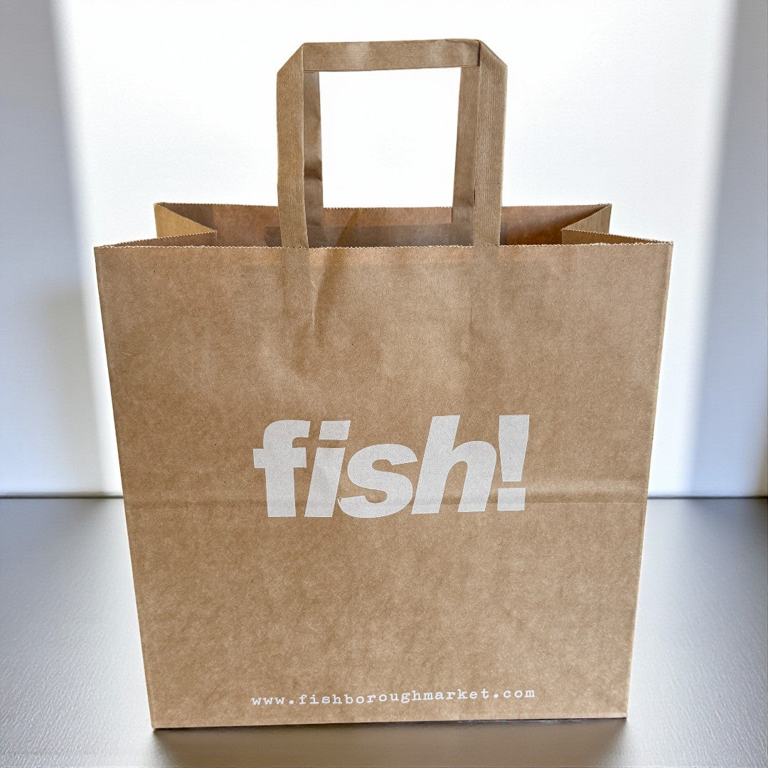 FK Large Kraft Paper Carrier Bag - Propus Packaging