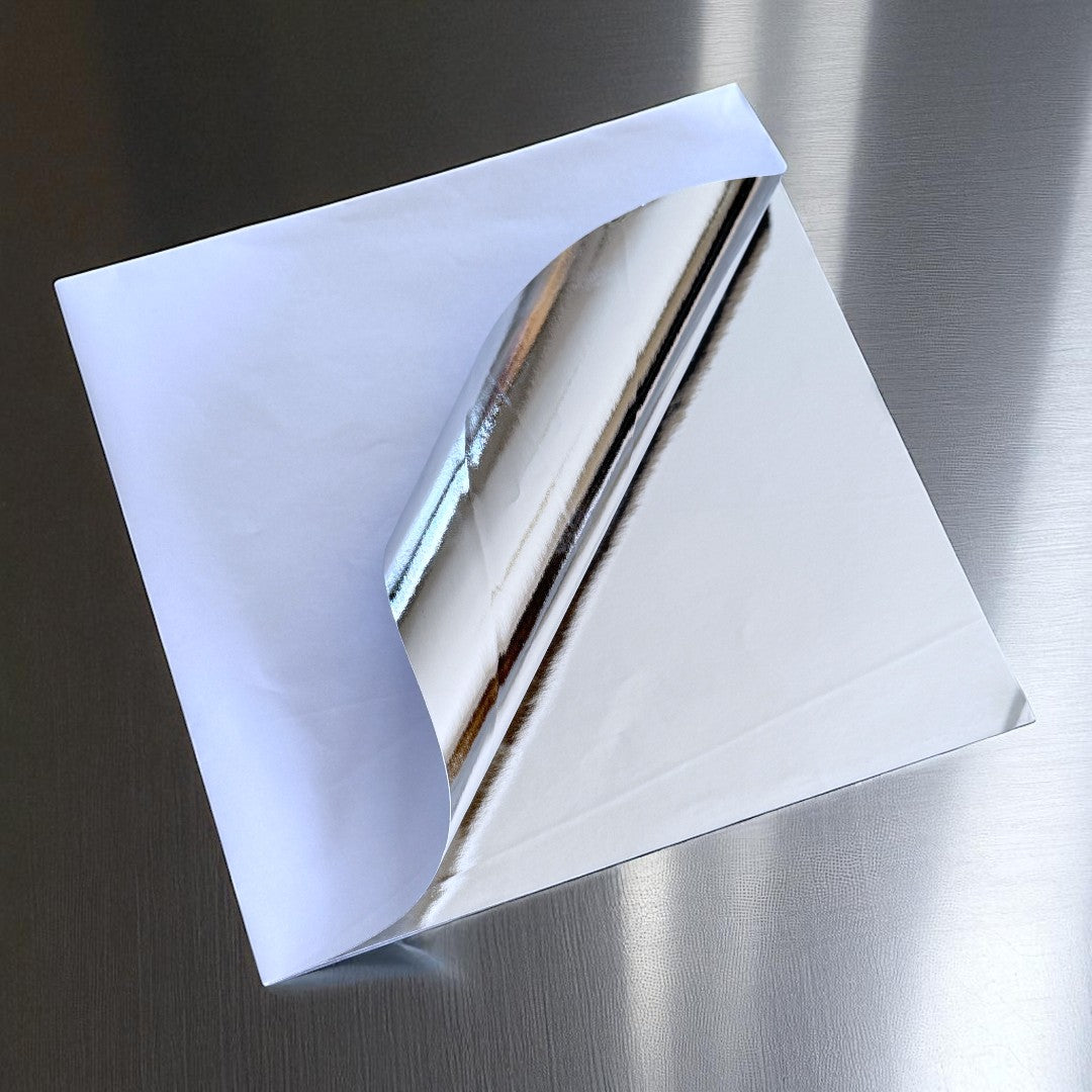 Foil Lined Food Wrap Sheets 300x300mm Overhead - Propus Packaging