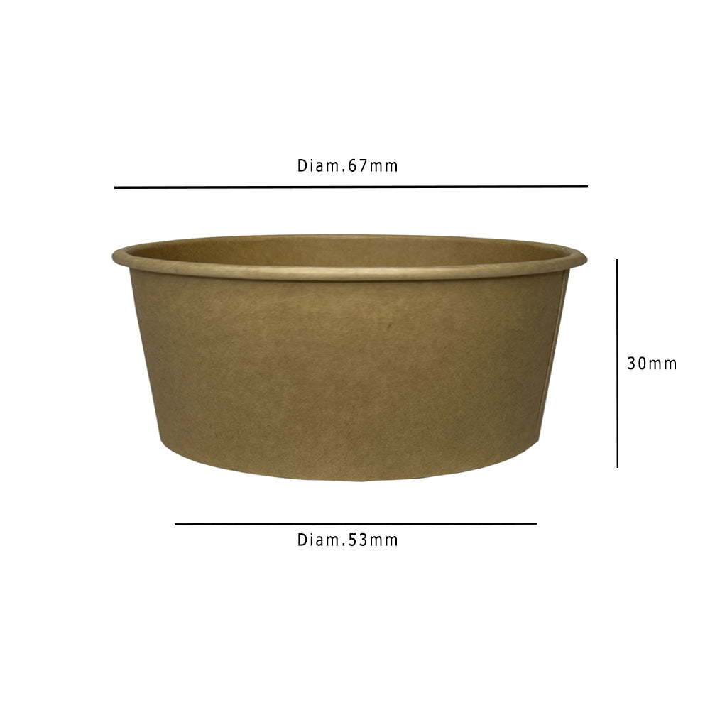 Kraft 2oz Sauce & Portion Pot Dimensions - Propus Packaging