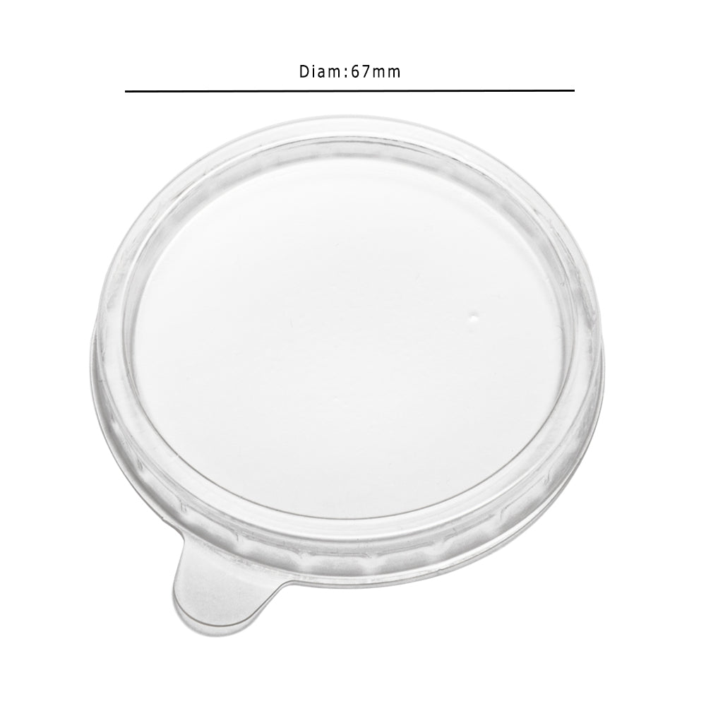 Grab N Go RPET Lid For 2oz/4oz Portion Pot Dimensions - Propus Packaging