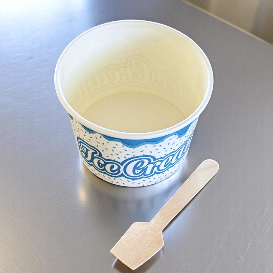 Grab N Go 10oz Ice Cream Tub With Print Overhead - Propus Packaging