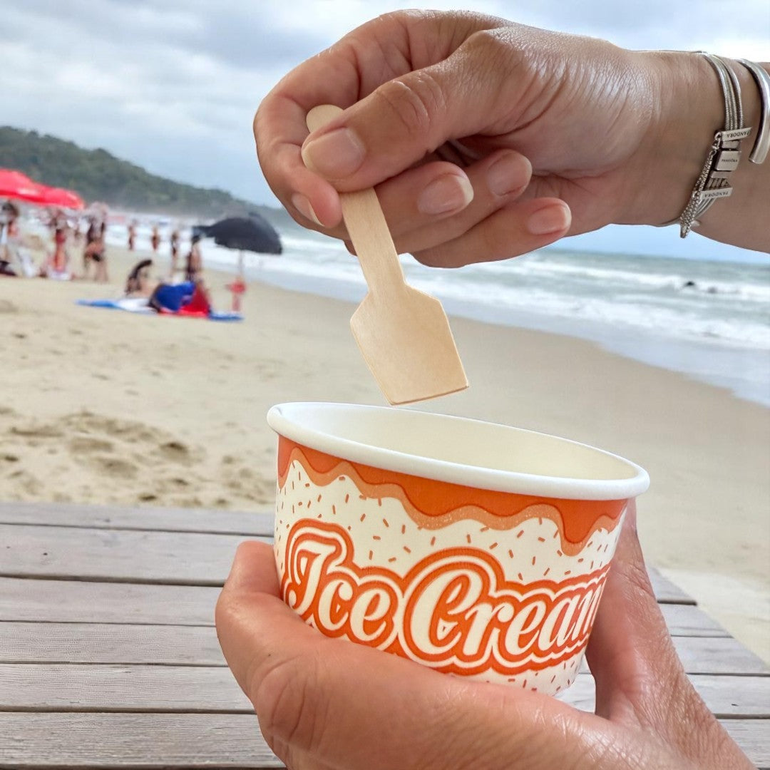 Grab N Go 5oz Ice Cream Tub With Print At Beach - Propus Packaging