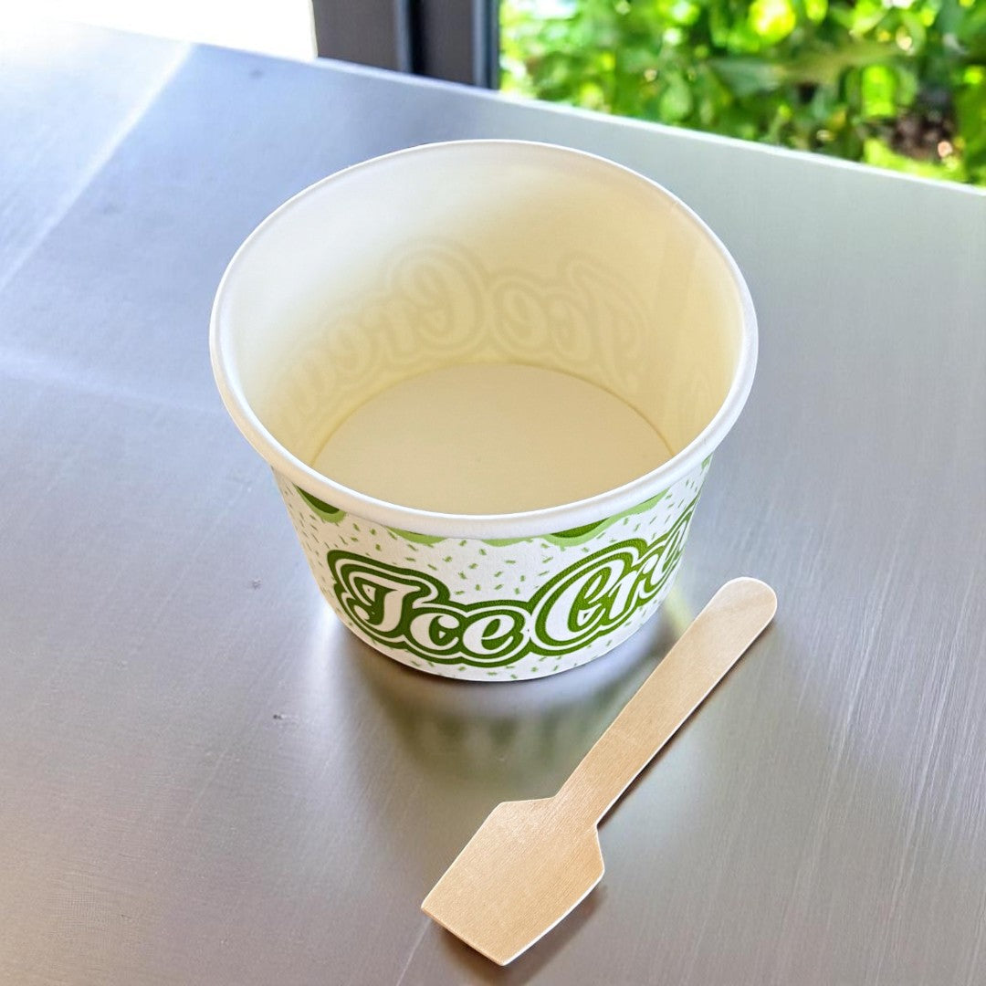 Grab N Go 8oz Ice Cream Tub With Print Overhead - Propus Packaging