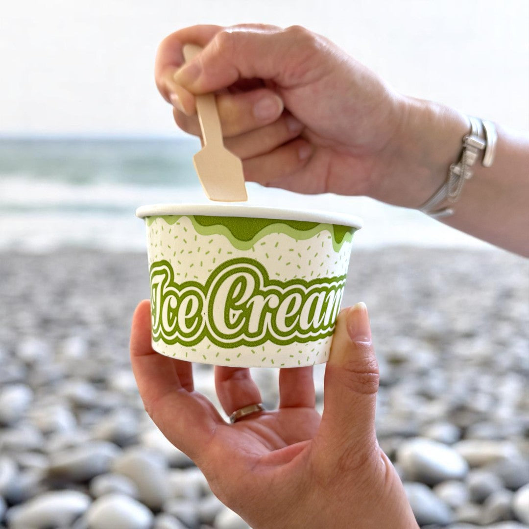 Grab N Go 8oz Ice Cream Tub With Print Lifestyle - Propus Packaging