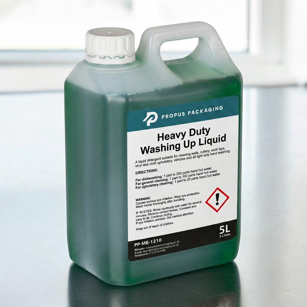 Heavy Duty Washing Up Liquid 5L - Propus Packaging