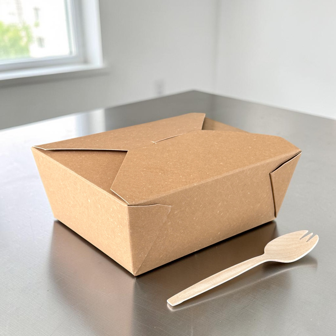 Kraft 1400ml Deli Meal Box No.8 - Propus Packaging