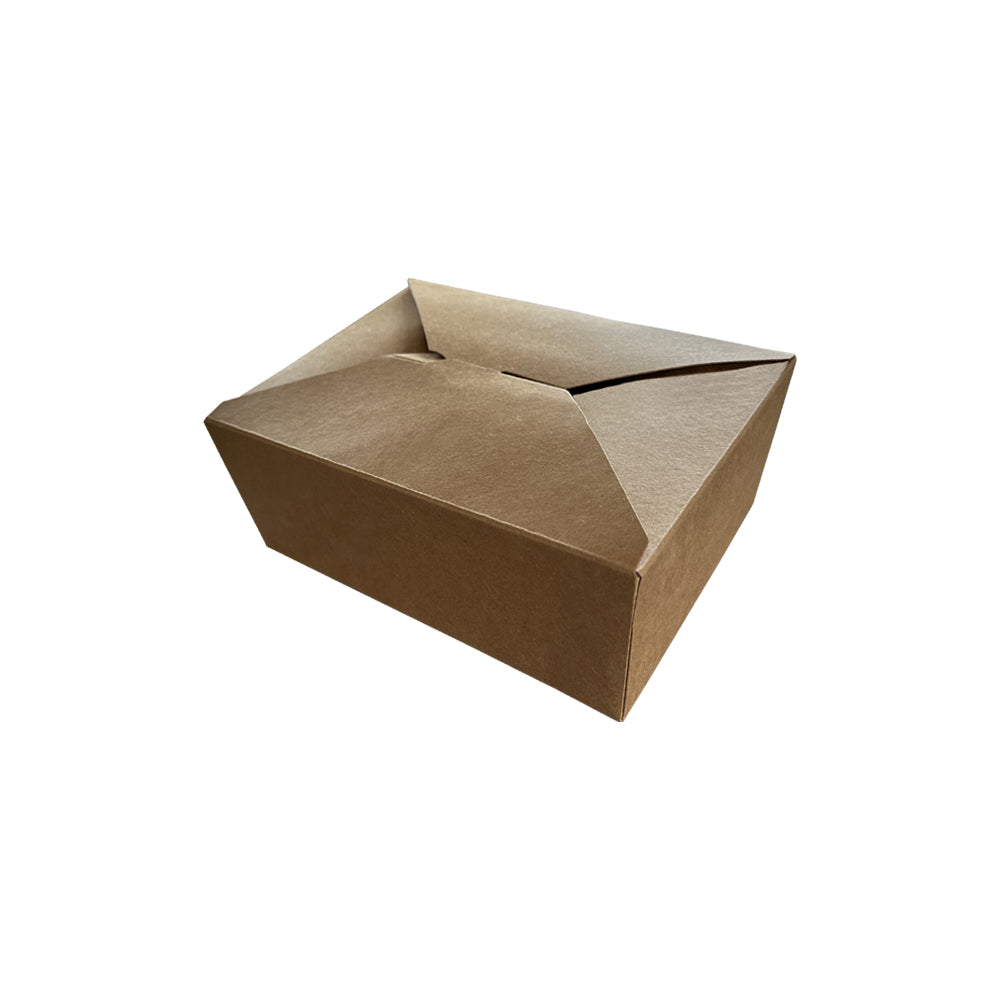 Kraft 800ml Deli Meal Box 130x105mm Pack 200 - Propus Packaging