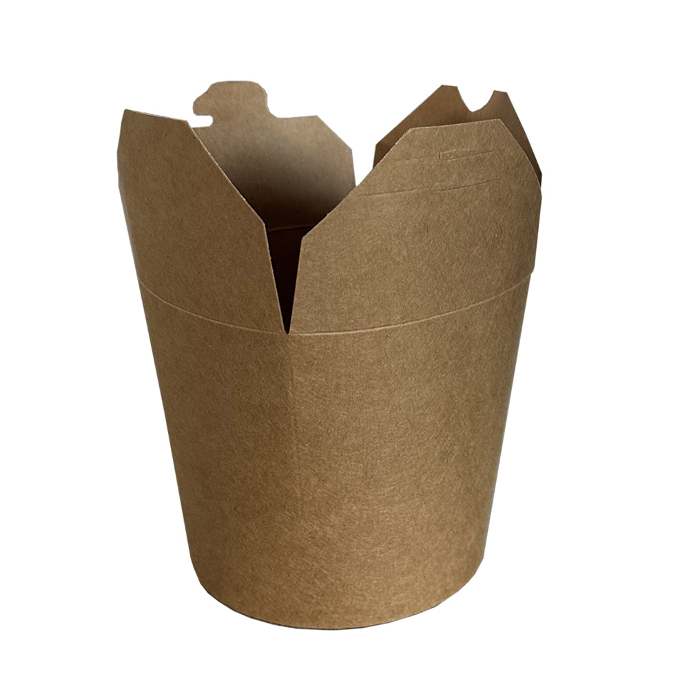 Kraft 26oz Round Noodle Box Pack 500 - Propus Packaging