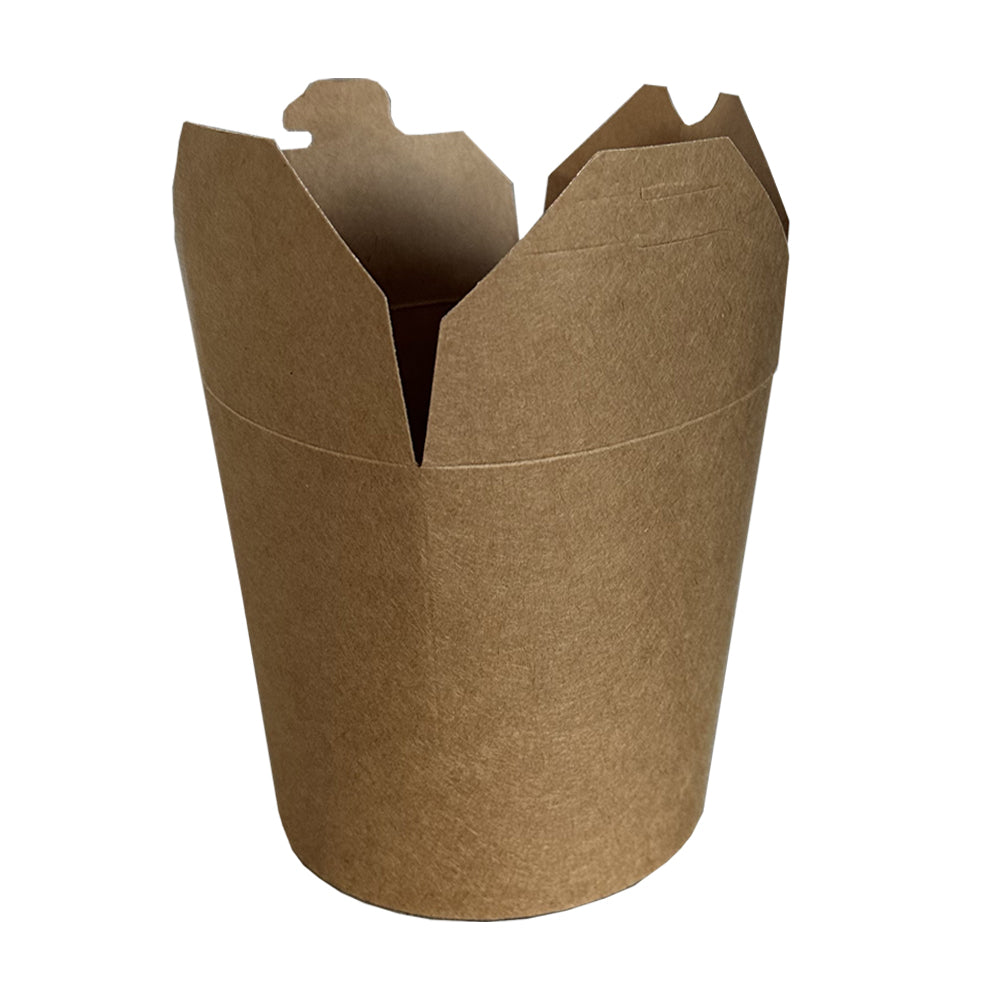 Kraft 32oz Round Noodle Box Pack 500 - Propus Packaging