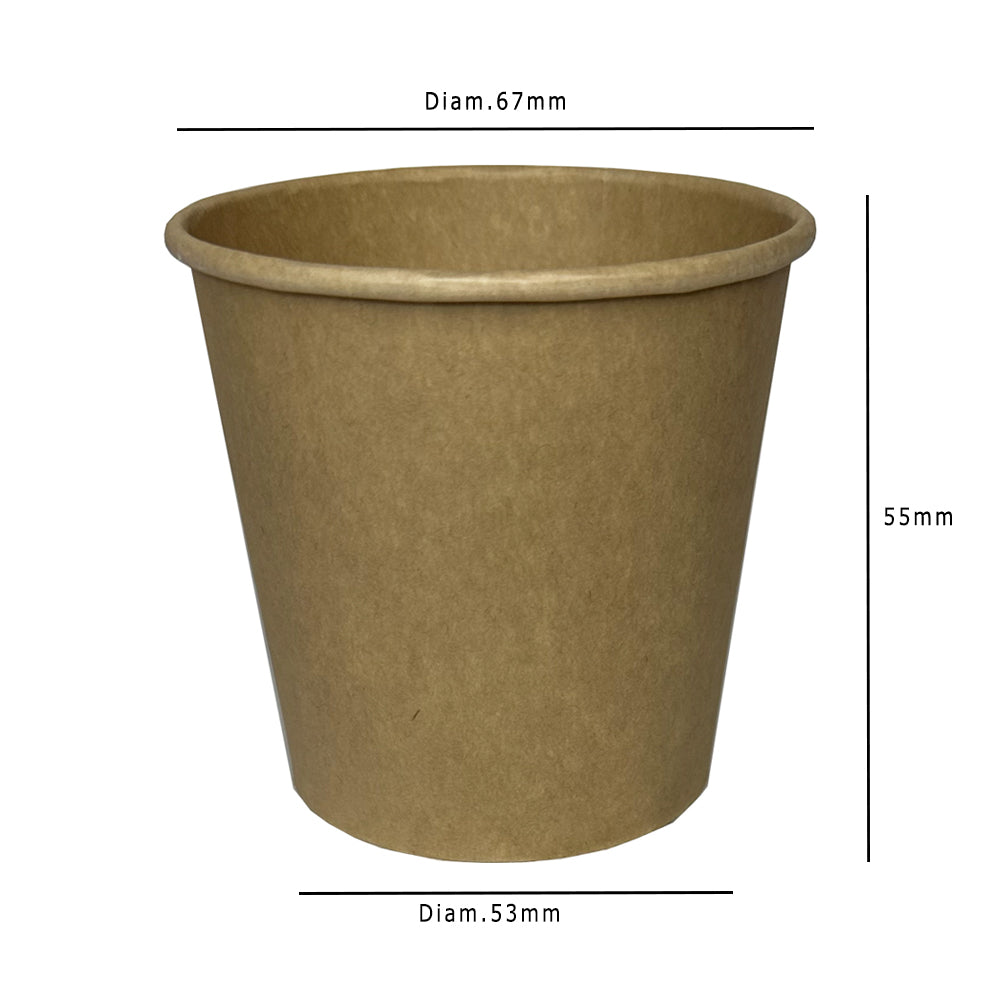 Kraft 4oz Sauce & Portion Pot Dimensions - Propus Packaging