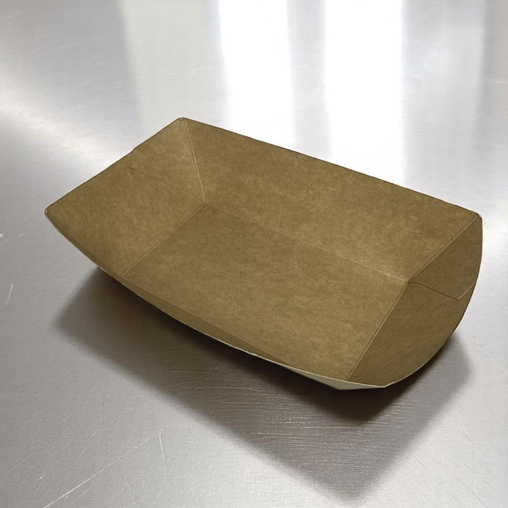 Kraft Food Tray 167x96x61mm Pack 500 - Propus Packaging