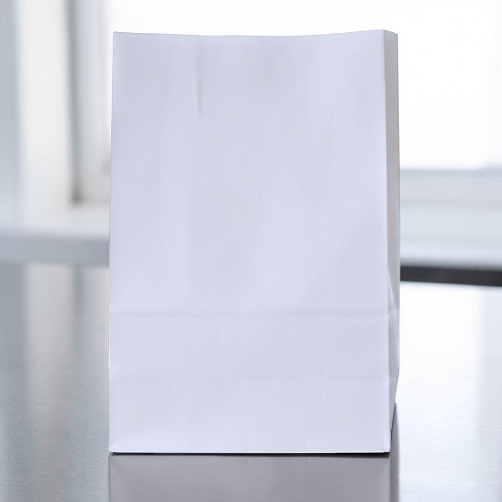 Large White Paper Grab Bag 320x170x450mm Pack 250