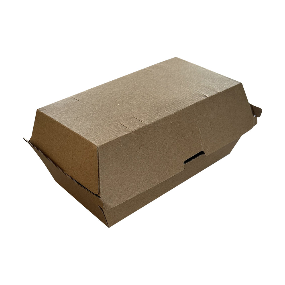 Kraft Clamshell Meal Box 175x90x84mm Pack 200 - Propus Packaging
