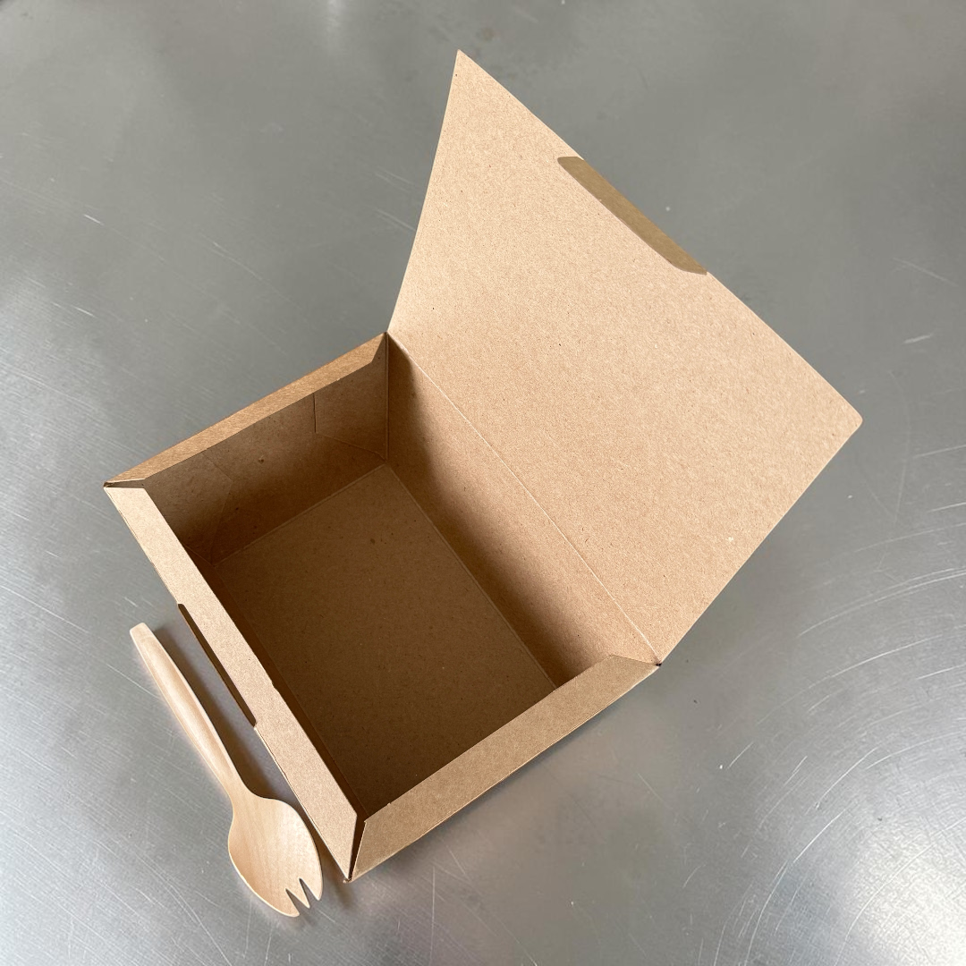 Medium Kraft Meal Box Inside - Propus Packaging