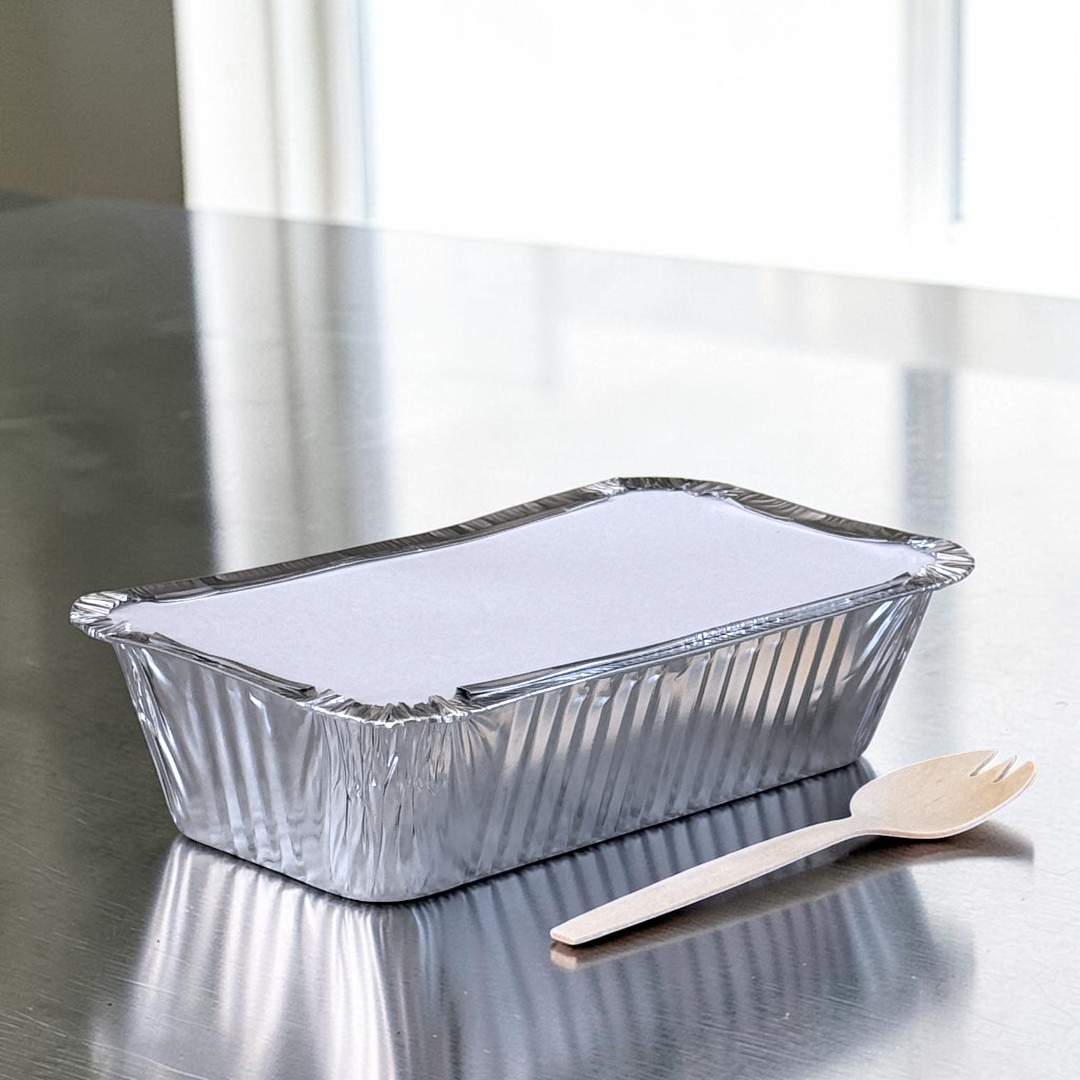 No.6a Aluminium Foil Container With Foil Lined Poly Board Lid - Propus Packaging
