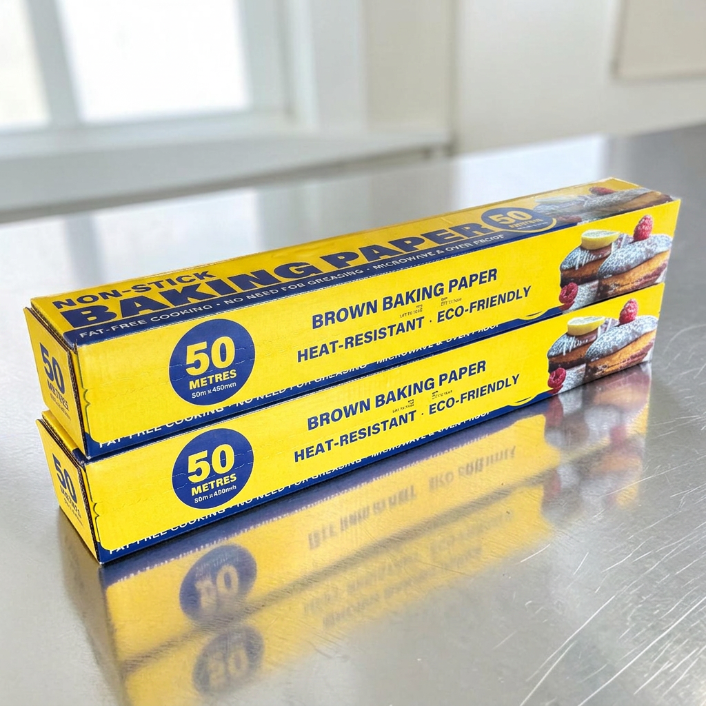 Catering Roll Baking Paper 450mm x 50m 38GSM Pack 2 - Propus Packaging