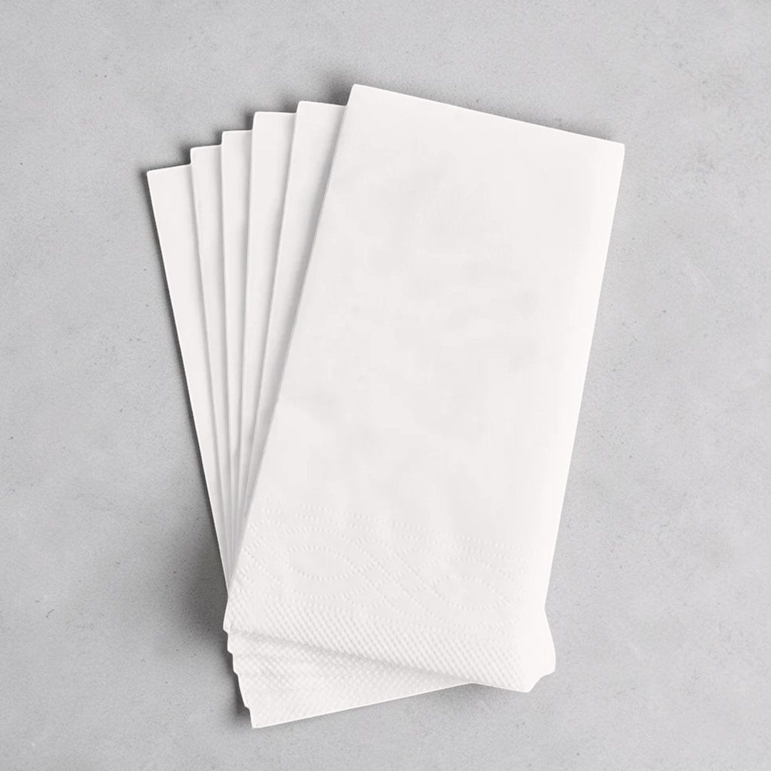 Premium White 2-Ply Paper Napkin 40x40cm 8 Fold - Propus Packaging