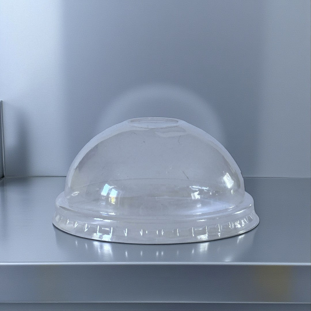 RPET Clear Dome Lid For 3.5oz Ice Cream Tub Side - Propus Packaging