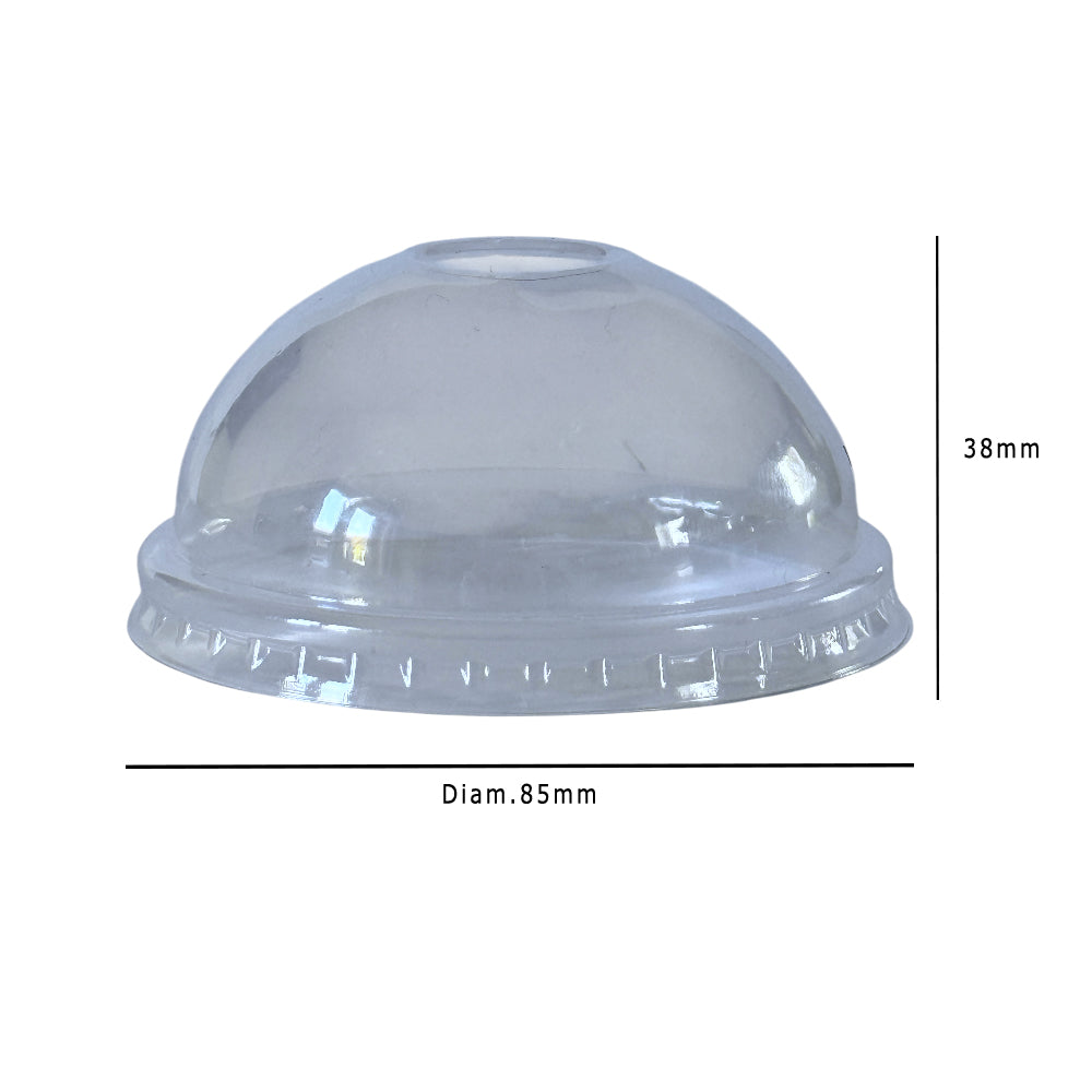 RPET Clear Dome Lid For 5oz Ice Cream Tub Dimensions - Propus Packaging