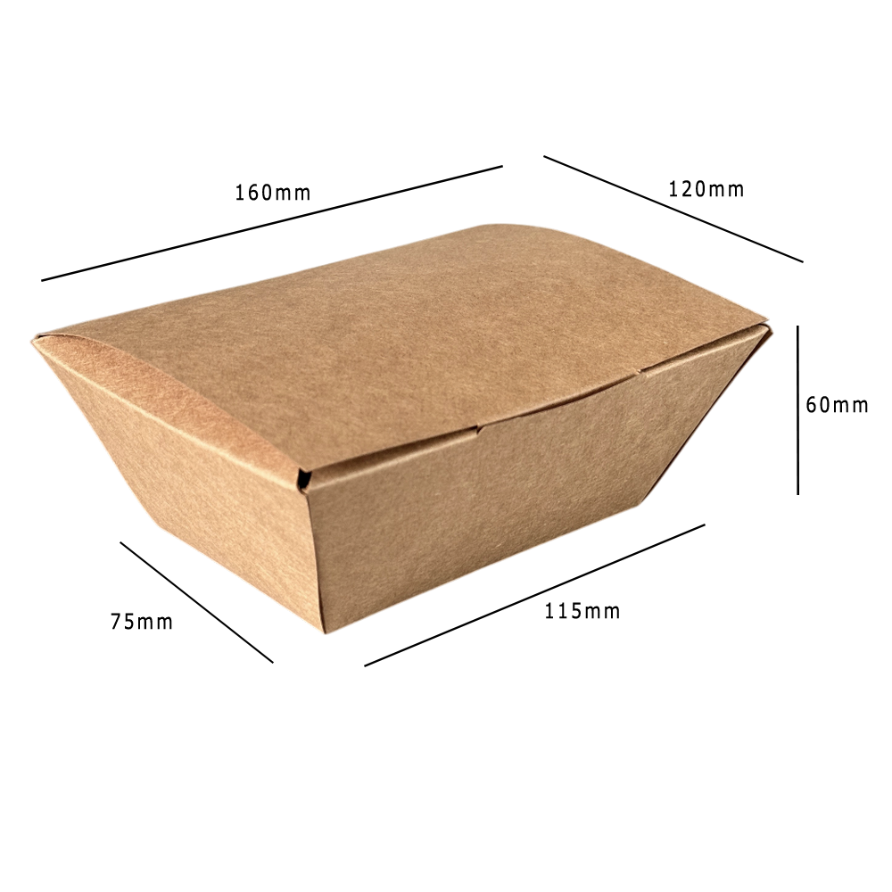 Small Kraft Meal Box Dimensions - Propus Packaging