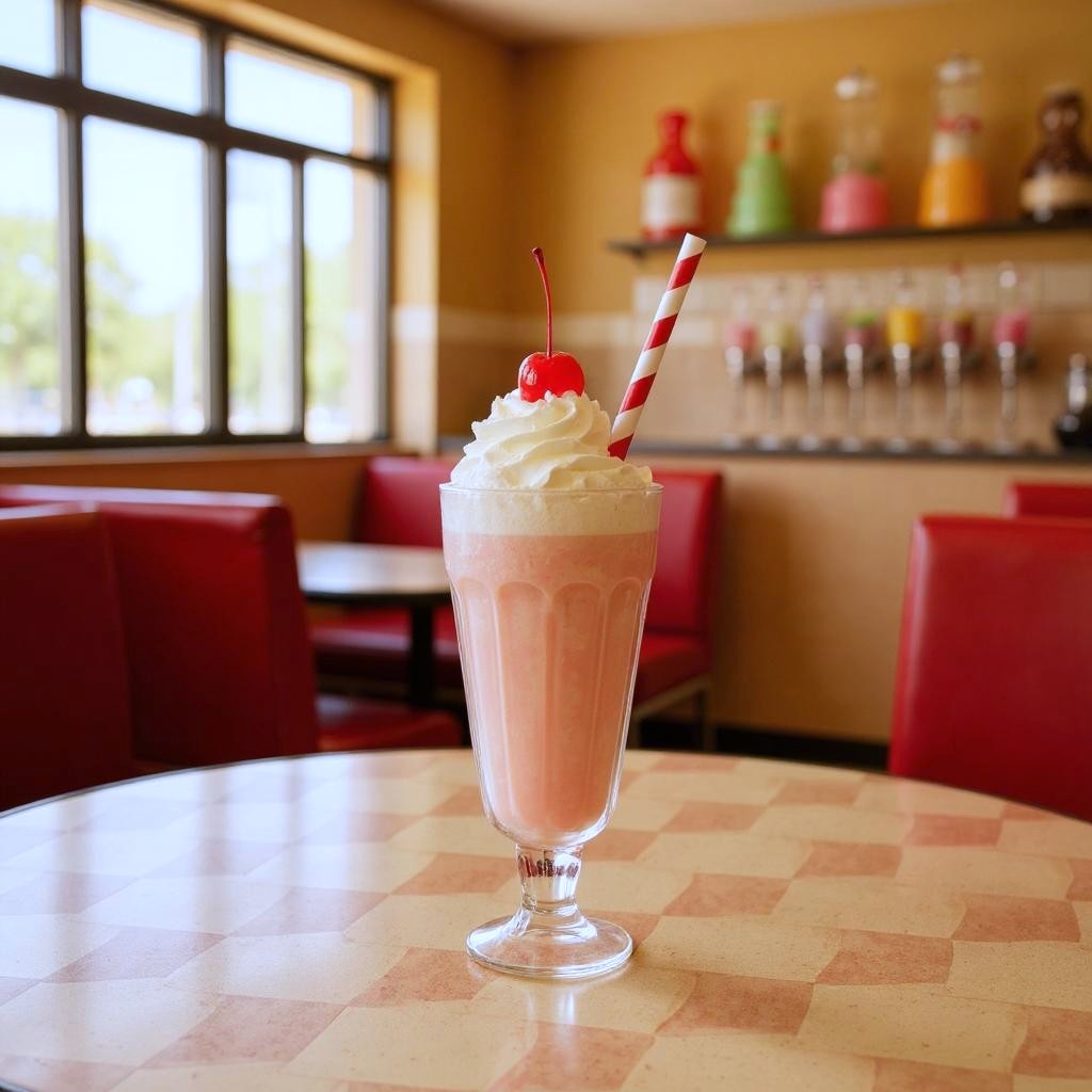 Straight Angle Cut Red Stripe Paper Straws 229x12mm Lifestyle - Propus Packaging