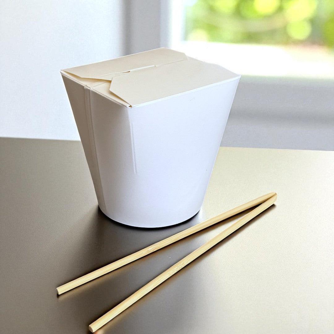 White 32oz Round Noodle Box - Propus Packaging