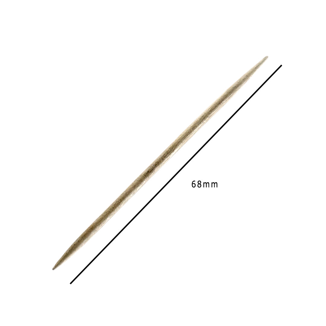 Wooden Tooth Pick In Paper Wrap 68mm Dimensions - Propus Packaging