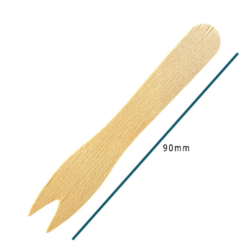 Wooden Chip Forks 90mm Dimensions - Propus Packaging
