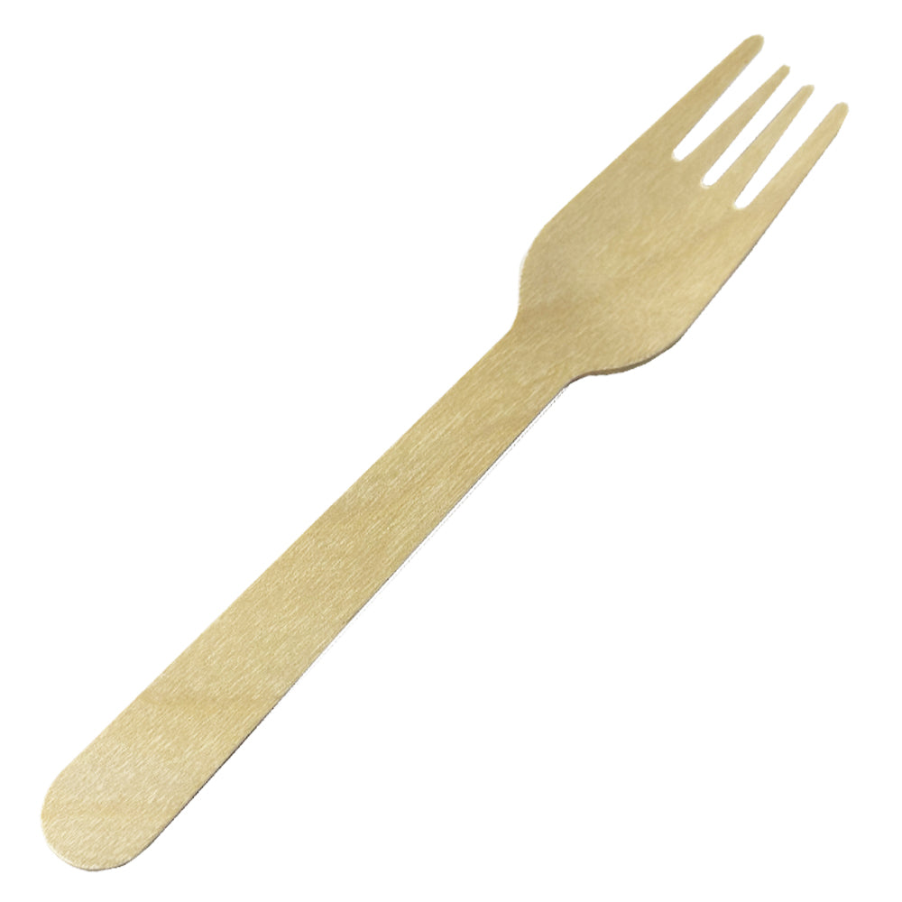 Wooden Takeaway Cutlery Fork Pack 1000 - Propus Packaging