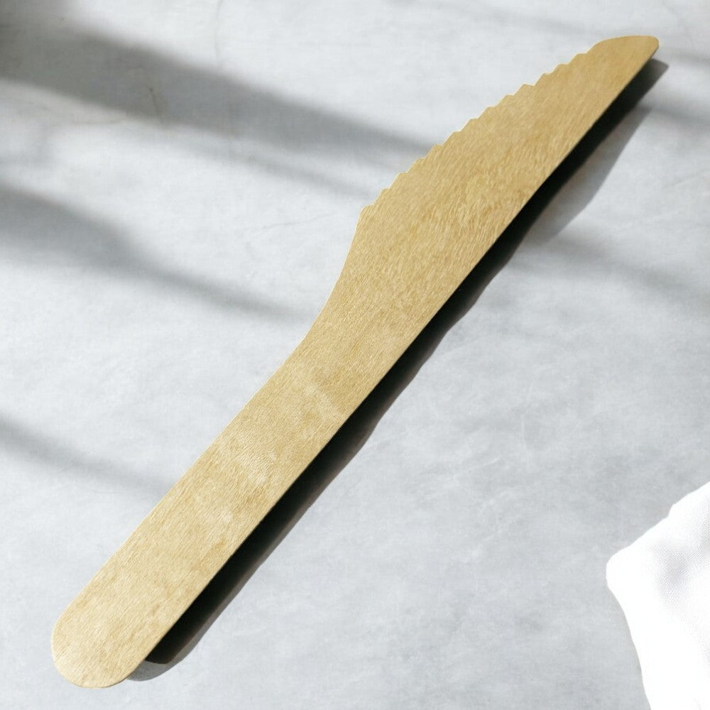 Wooden Takeaway Cutlery Knife Pack 1000 - Propus Packaging