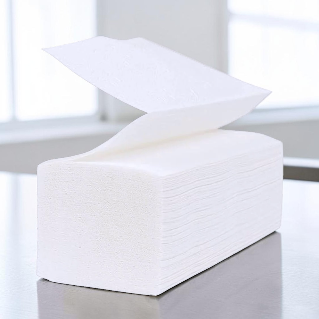 Z-Fold White Paper Hand Towels 2-Ply 230x210mm - Propus Packaging