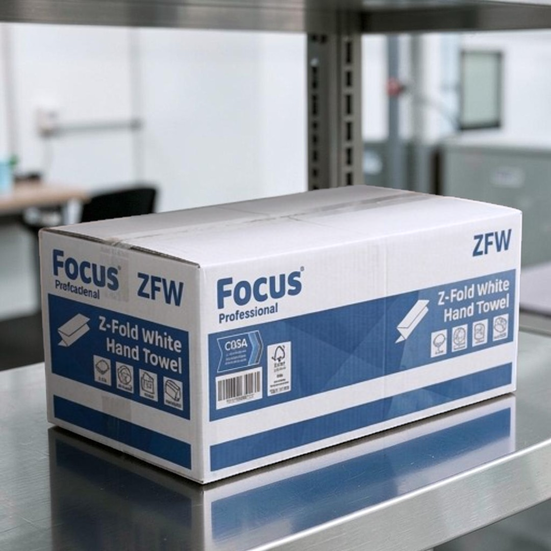 Z-Fold White Paper Hand Towels 2-Ply 230x210mm Carton - Propus Packaging